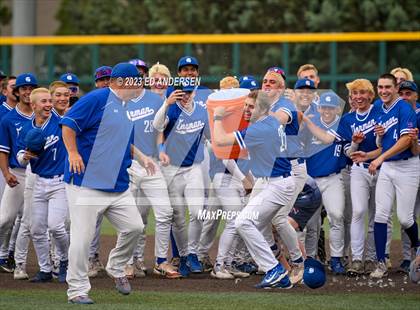 Thumbnail 3 in Bishop Gorman vs. Desert Oasis (NIAA 5A State Championship) photogallery.