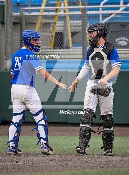 Thumbnail 1 in Bishop Gorman vs. Desert Oasis (NIAA 5A State Championship) photogallery.
