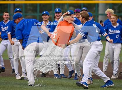 Thumbnail 3 in Bishop Gorman vs. Desert Oasis (NIAA 5A State Championship) photogallery.