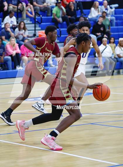 Thumbnail 2 in New Creation Christian Academy vs Creekside Christian Academy (GAPPS D1-AAA Semifinals) photogallery.