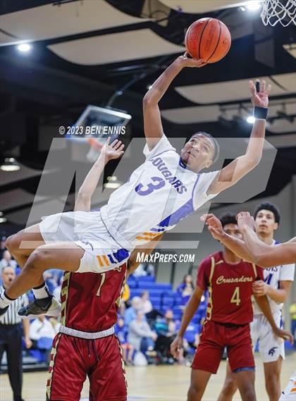 Thumbnail 1 in New Creation Christian Academy vs Creekside Christian Academy (GAPPS D1-AAA Semifinals) photogallery.