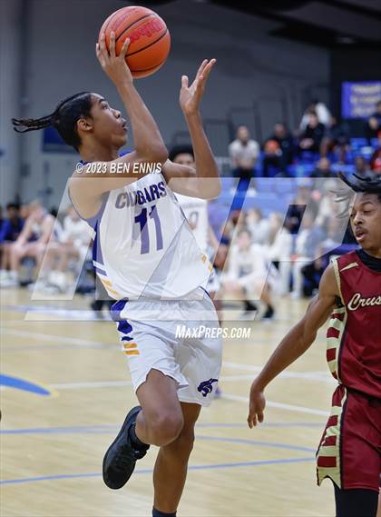 Thumbnail 2 in New Creation Christian Academy vs Creekside Christian Academy (GAPPS D1-AAA Semifinals) photogallery.