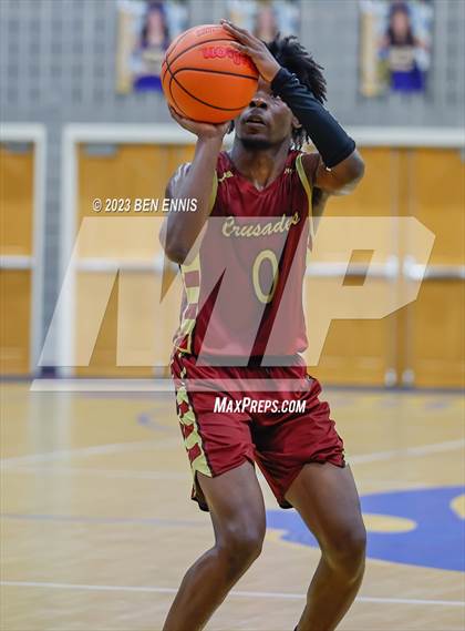 Thumbnail 1 in New Creation Christian Academy vs Creekside Christian Academy (GAPPS D1-AAA Semifinals) photogallery.
