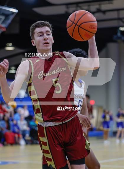 Thumbnail 3 in New Creation Christian Academy vs Creekside Christian Academy (GAPPS D1-AAA Semifinals) photogallery.