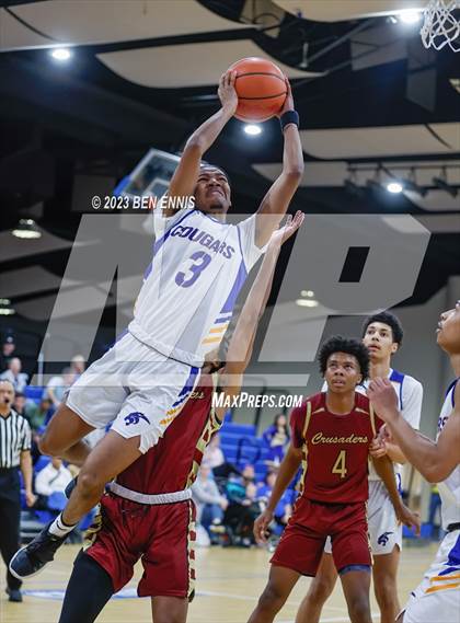 Thumbnail 2 in New Creation Christian Academy vs Creekside Christian Academy (GAPPS D1-AAA Semifinals) photogallery.
