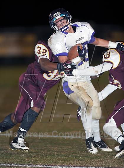 Thumbnail 2 in Winston County @ Madison Academy (AHSAA Playoff Round 1) photogallery.