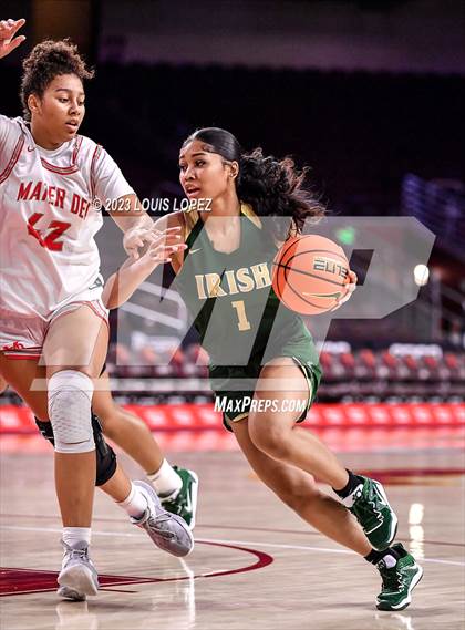 Thumbnail 1 in Mater Dei @ St. Vincent-St. Mary (The Chosen One's Invitational) photogallery.