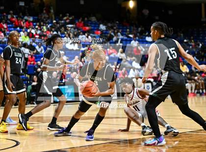 Thumbnail 2 in Ellison vs. Port Arthur Memorial (UIL Basketball 5A Region III Semifinal) photogallery.
