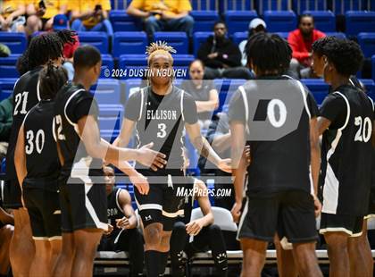 Thumbnail 3 in Ellison vs. Port Arthur Memorial (UIL Basketball 5A Region III Semifinal) photogallery.
