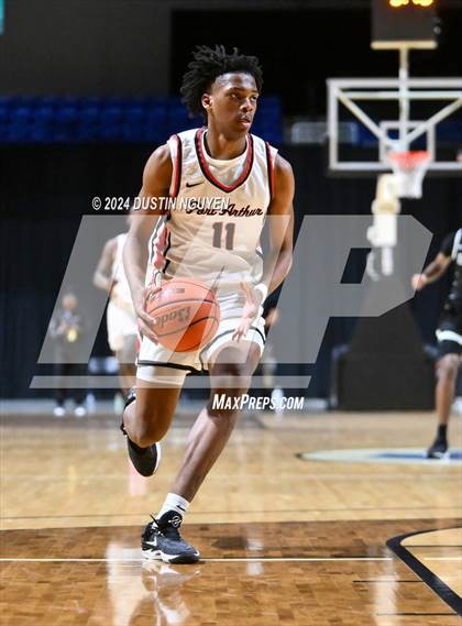 Thumbnail 3 in Ellison vs. Port Arthur Memorial (UIL Basketball 5A Region III Semifinal) photogallery.