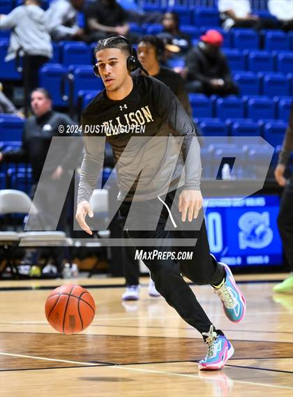 Thumbnail 1 in Ellison vs. Port Arthur Memorial (UIL Basketball 5A Region III Semifinal) photogallery.