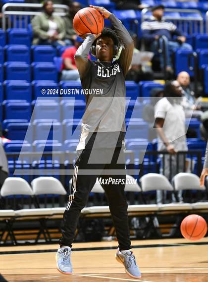 Thumbnail 3 in Ellison vs. Port Arthur Memorial (UIL Basketball 5A Region III Semifinal) photogallery.
