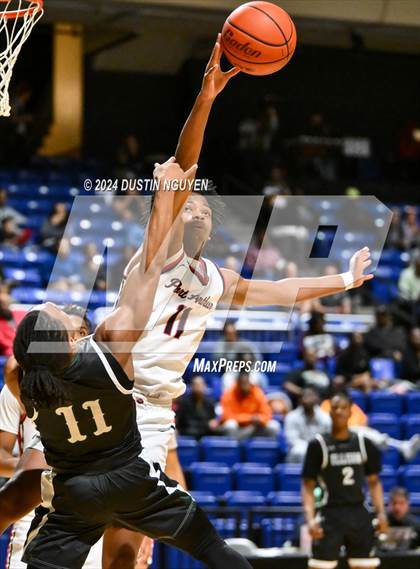 Thumbnail 2 in Ellison vs. Port Arthur Memorial (UIL Basketball 5A Region III Semifinal) photogallery.