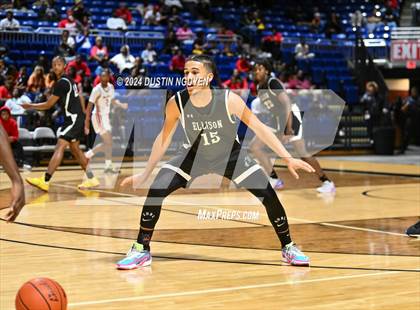 Thumbnail 2 in Ellison vs. Port Arthur Memorial (UIL Basketball 5A Region III Semifinal) photogallery.