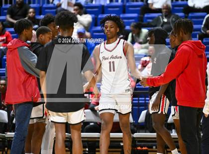 Thumbnail 2 in Ellison vs. Port Arthur Memorial (UIL Basketball 5A Region III Semifinal) photogallery.