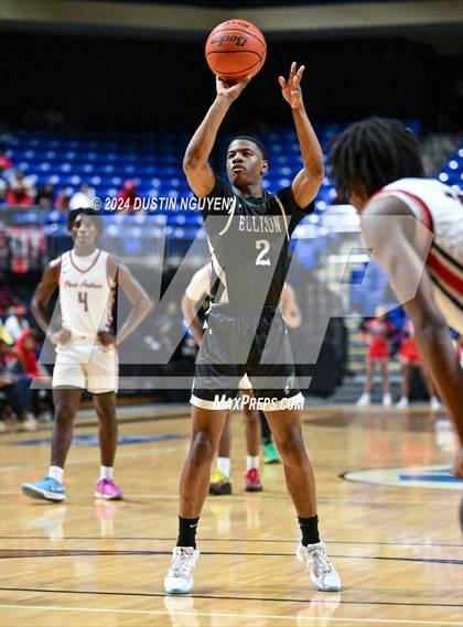 Thumbnail 1 in Ellison vs. Port Arthur Memorial (UIL Basketball 5A Region III Semifinal) photogallery.