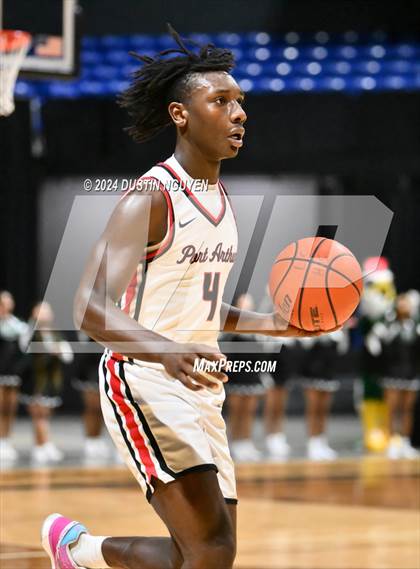 Thumbnail 1 in Ellison vs. Port Arthur Memorial (UIL Basketball 5A Region III Semifinal) photogallery.