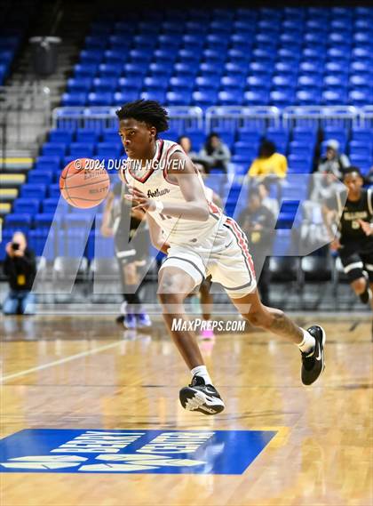 Thumbnail 3 in Ellison vs. Port Arthur Memorial (UIL Basketball 5A Region III Semifinal) photogallery.