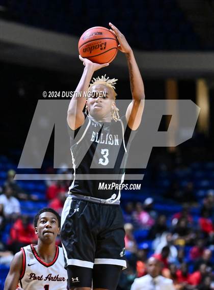 Thumbnail 1 in Ellison vs. Port Arthur Memorial (UIL Basketball 5A Region III Semifinal) photogallery.