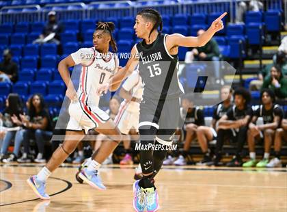 Thumbnail 3 in Ellison vs. Port Arthur Memorial (UIL Basketball 5A Region III Semifinal) photogallery.