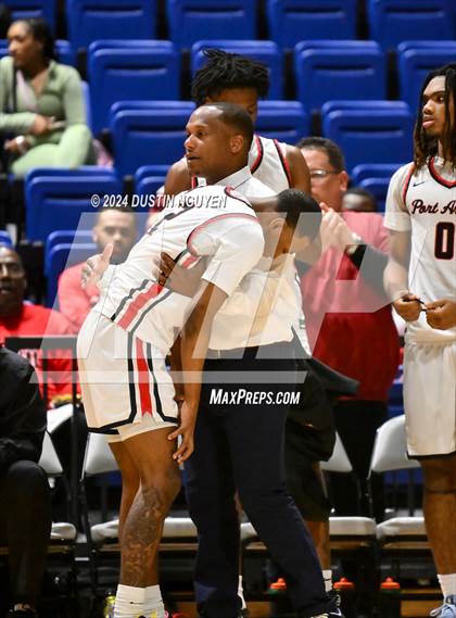 Thumbnail 1 in Ellison vs. Port Arthur Memorial (UIL Basketball 5A Region III Semifinal) photogallery.