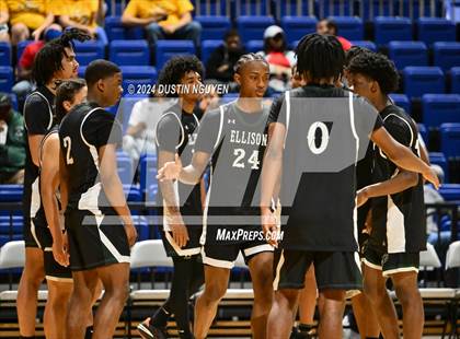 Thumbnail 1 in Ellison vs. Port Arthur Memorial (UIL Basketball 5A Region III Semifinal) photogallery.