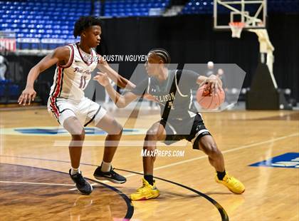 Thumbnail 2 in Ellison vs. Port Arthur Memorial (UIL Basketball 5A Region III Semifinal) photogallery.