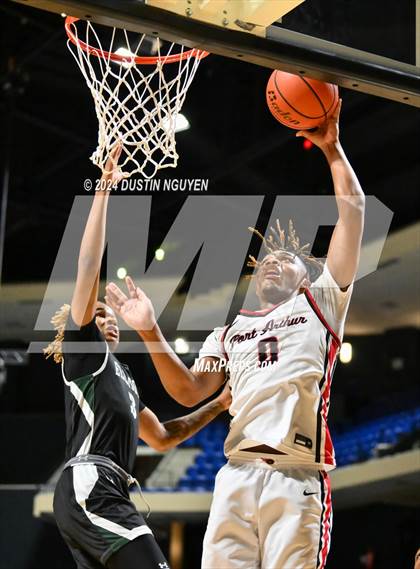 Thumbnail 1 in Ellison vs. Port Arthur Memorial (UIL Basketball 5A Region III Semifinal) photogallery.