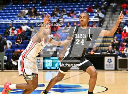 Thumbnail 1 in Ellison vs. Port Arthur Memorial (UIL Basketball 5A Region III Semifinal) photogallery.