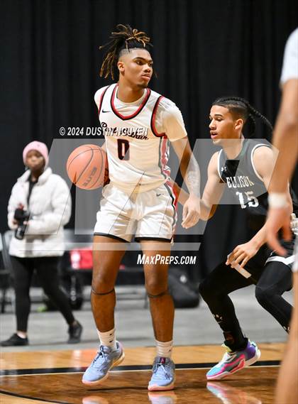 Thumbnail 2 in Ellison vs. Port Arthur Memorial (UIL Basketball 5A Region III Semifinal) photogallery.