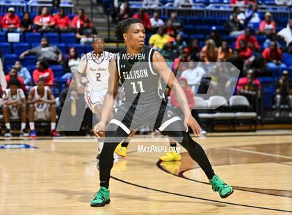 Thumbnail 3 in Ellison vs. Port Arthur Memorial (UIL Basketball 5A Region III Semifinal) photogallery.