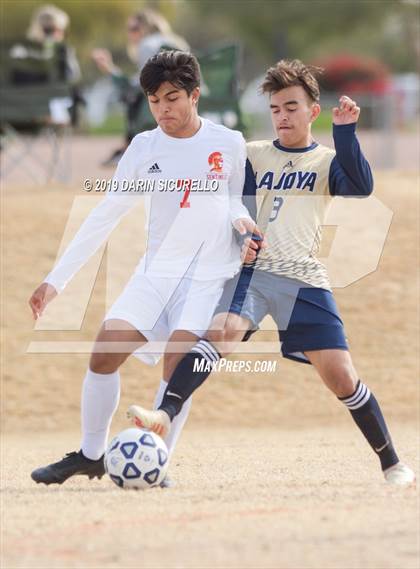 Thumbnail 1 in La Joya Community vs. Seton Catholic (Chandler Prep Invitational) photogallery.