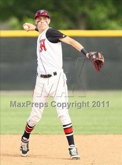 Thumbnail 3 in Rockwall-Heath vs. Hillcrest (4A Region II Quarterfinal) photogallery.