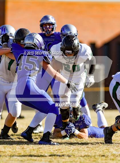 Thumbnail 1 in Rangely @ Dayspring Christian Academy (CHSAA A-8 Round 1) photogallery.