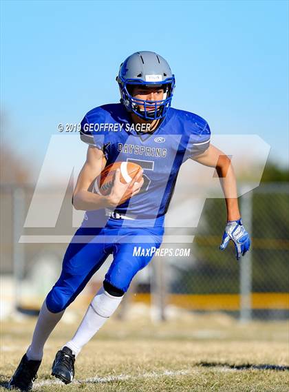 Thumbnail 1 in Rangely @ Dayspring Christian Academy (CHSAA A-8 Round 1) photogallery.