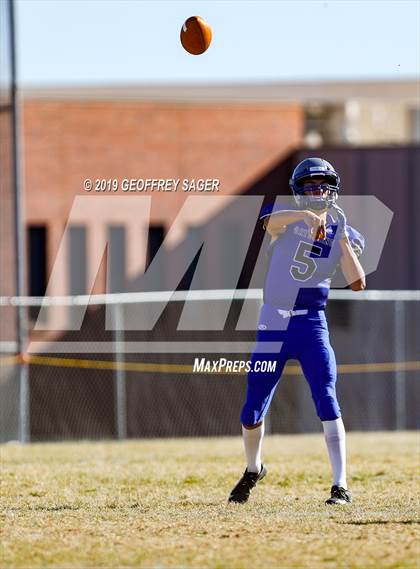 Thumbnail 1 in Rangely @ Dayspring Christian Academy (CHSAA A-8 Round 1) photogallery.