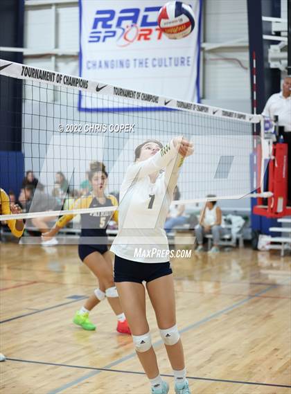 Thumbnail 2 in Carrollton School of the Sacred Heart vs Virginia Academy (Nike Tournament of Champions) photogallery.