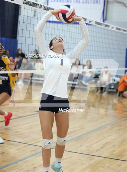 Thumbnail 1 in Carrollton School of the Sacred Heart vs Virginia Academy (Nike Tournament of Champions) photogallery.