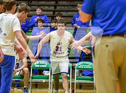 Thumbnail 2 in Frankton vs Jay County (IHSAA 3A Section 24 Semifinal)  photogallery.