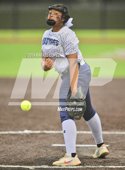 Thumbnail 3 in Lamar Consolidated vs. Nederland (UIL Softball 5A Region 3 Area) photogallery.