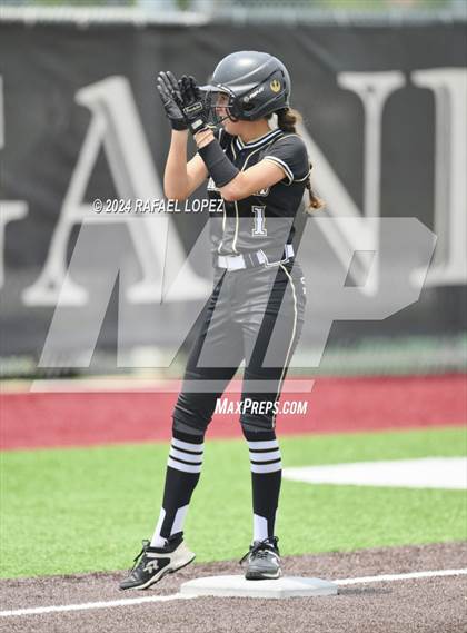 Thumbnail 3 in Lamar Consolidated vs. Nederland (UIL Softball 5A Region 3 Area) photogallery.