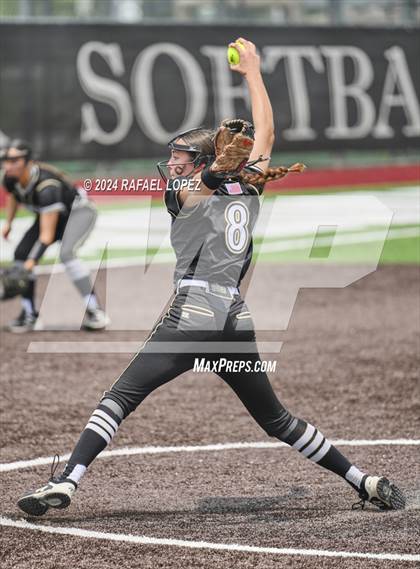 Thumbnail 3 in Lamar Consolidated vs. Nederland (UIL Softball 5A Region 3 Area) photogallery.