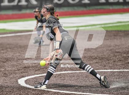 Thumbnail 2 in Lamar Consolidated vs. Nederland (UIL Softball 5A Region 3 Area) photogallery.
