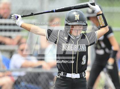 Thumbnail 2 in Lamar Consolidated vs. Nederland (UIL Softball 5A Region 3 Area) photogallery.