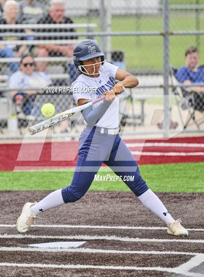 Thumbnail 2 in Lamar Consolidated vs. Nederland (UIL Softball 5A Region 3 Area) photogallery.