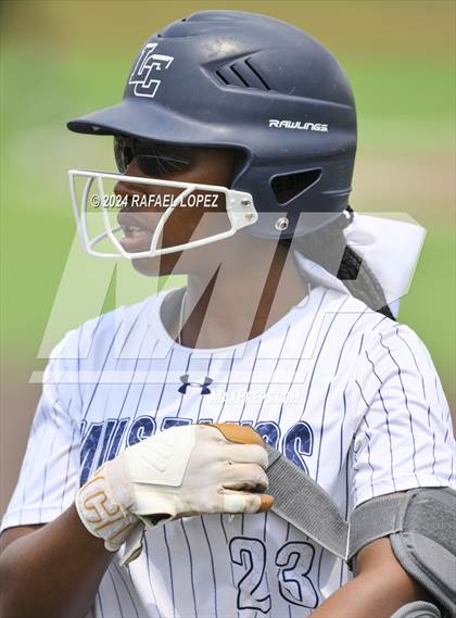 Thumbnail 2 in Lamar Consolidated vs. Nederland (UIL Softball 5A Region 3 Area) photogallery.