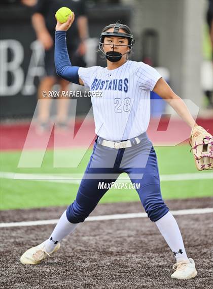 Thumbnail 2 in Lamar Consolidated vs. Nederland (UIL Softball 5A Region 3 Area) photogallery.