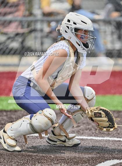Thumbnail 2 in Lamar Consolidated vs. Nederland (UIL Softball 5A Region 3 Area) photogallery.