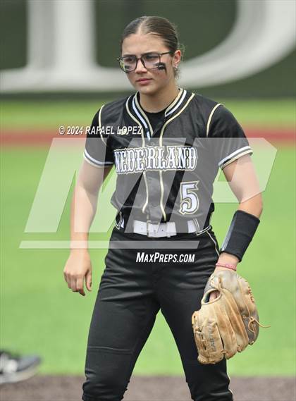 Thumbnail 2 in Lamar Consolidated vs. Nederland (UIL Softball 5A Region 3 Area) photogallery.