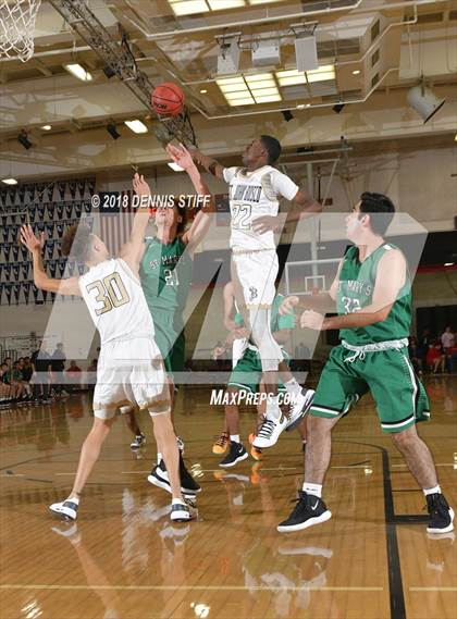 Thumbnail 2 in St. John Bosco vs. St. Mary's (Father Barry Christmas Classic) photogallery.